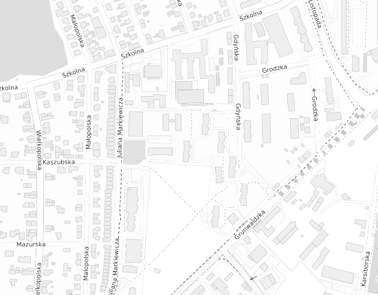 Mapa z adresem organizacji
