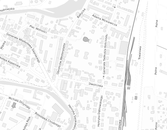 Mapa z adresem organizacji