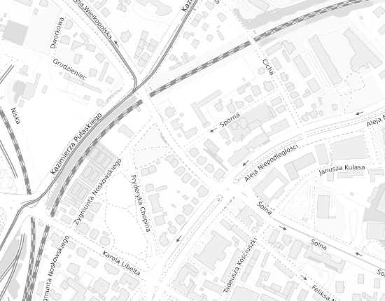 Mapa z adresem organizacji