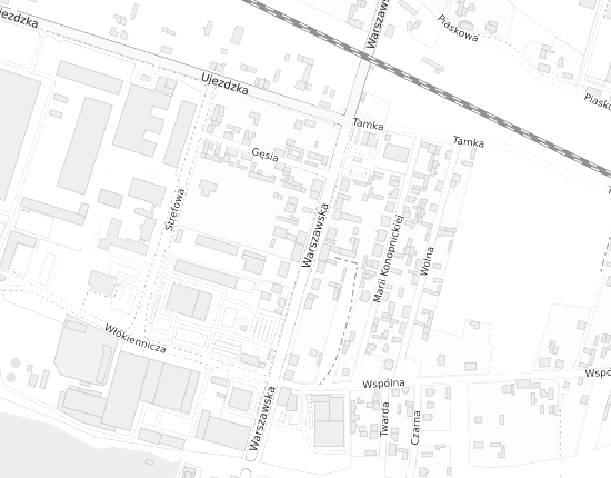 Mapa z adresem organizacji