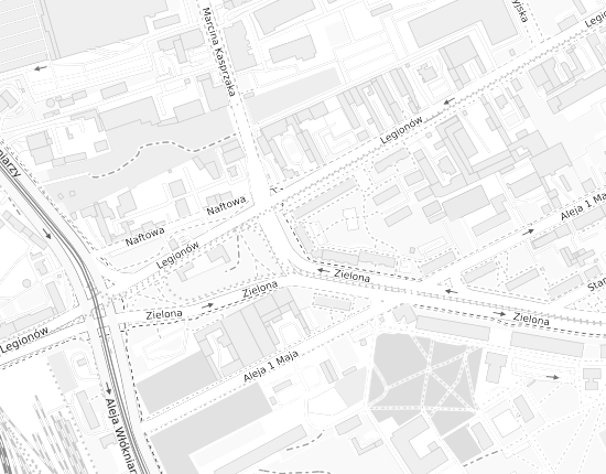 Mapa z adresem organizacji