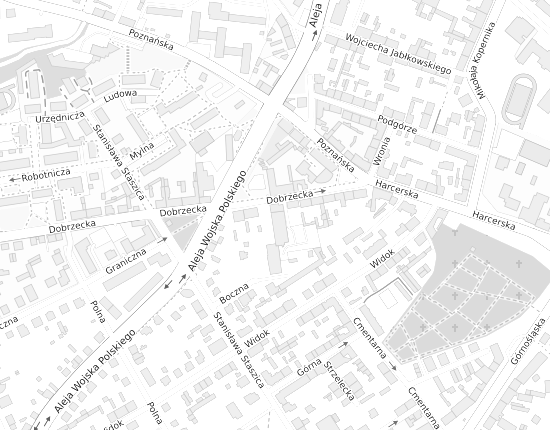 Mapa z adresem organizacji