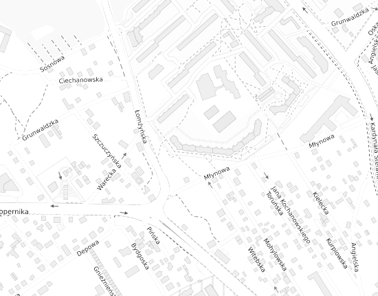 Mapa z adresem organizacji