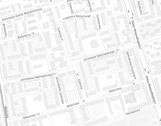 Mapa z adresem organizacji
