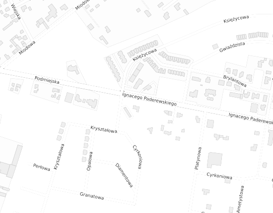 Mapa z adresem organizacji
