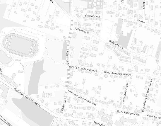 Mapa z adresem organizacji