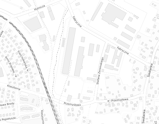 Mapa z adresem organizacji