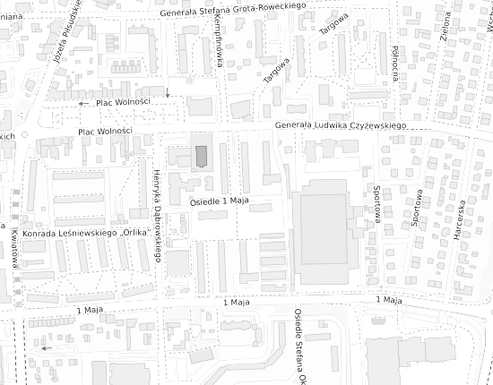 Mapa z adresem organizacji