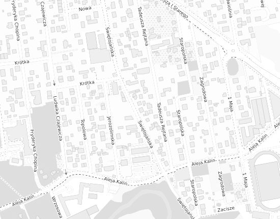 Mapa z adresem organizacji