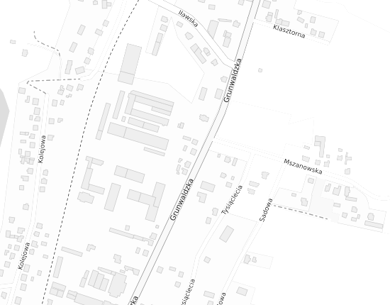 Mapa z adresem organizacji