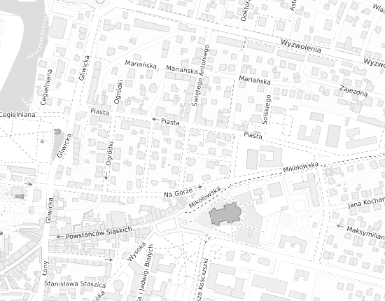 Mapa z adresem organizacji
