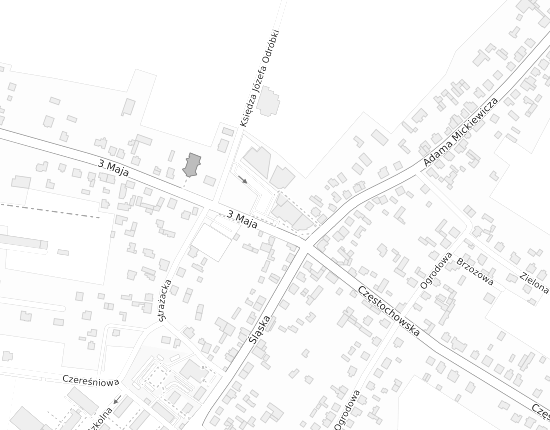 Mapa z adresem organizacji