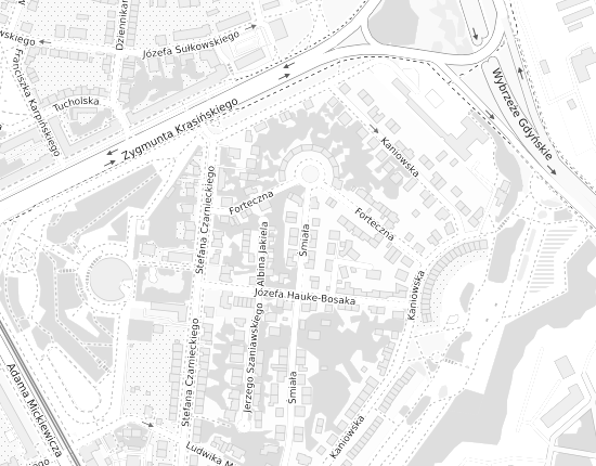 Mapa z adresem organizacji