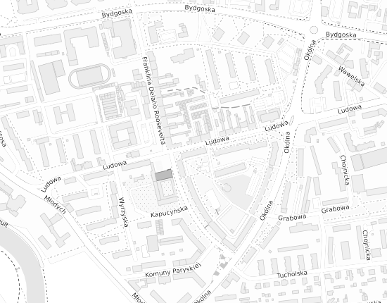 Mapa z adresem organizacji