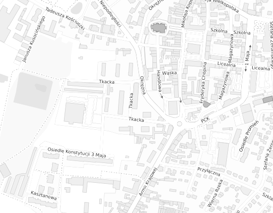 Mapa z adresem organizacji
