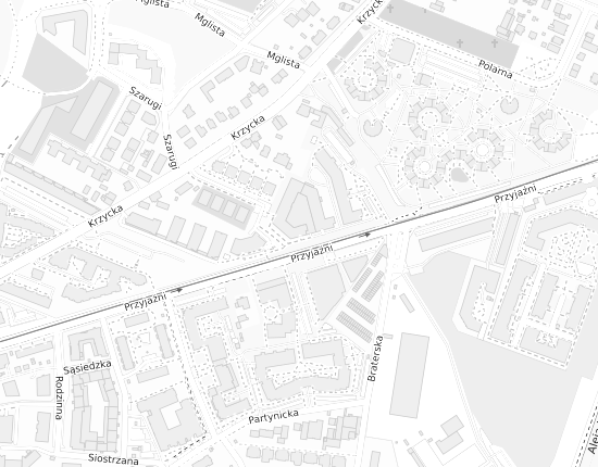 Mapa z adresem organizacji