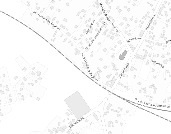 Mapa z adresem organizacji
