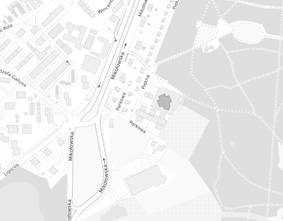 Mapa z adresem organizacji