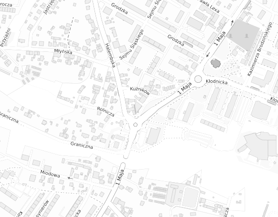 Mapa z adresem organizacji
