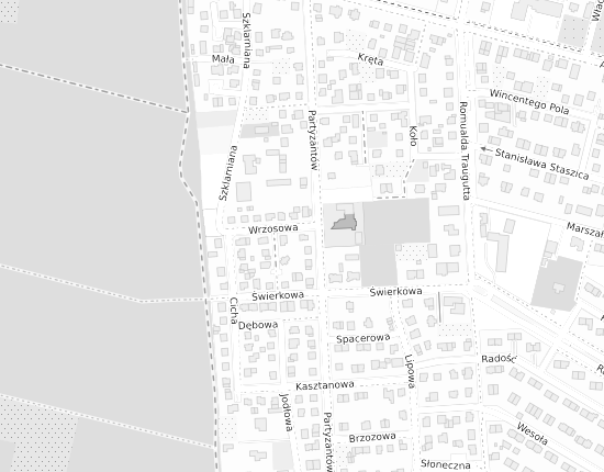 Mapa z adresem organizacji