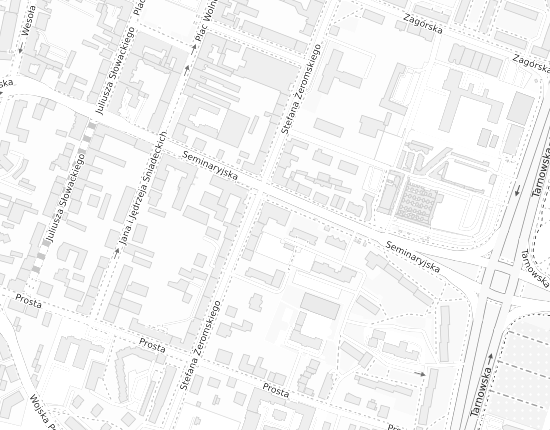 Mapa z adresem organizacji