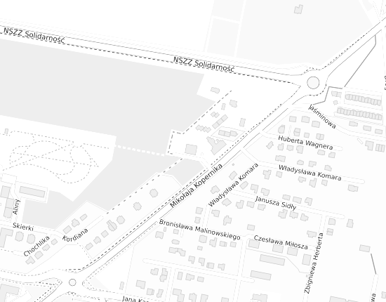 Mapa z adresem organizacji