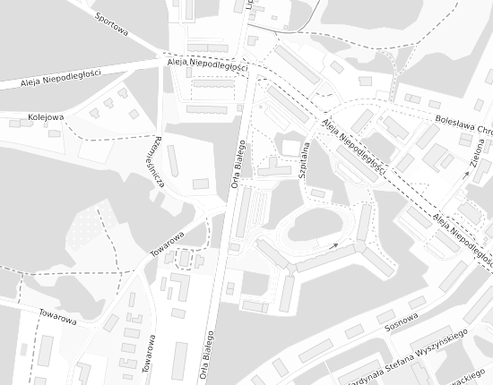 Mapa z adresem organizacji