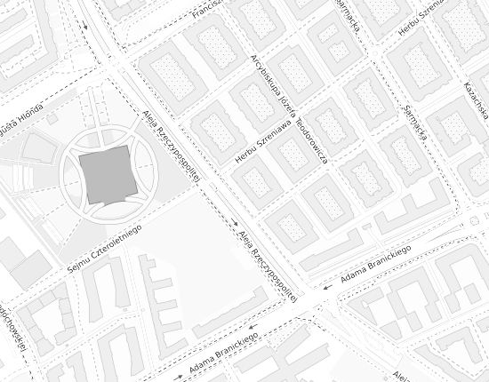 Mapa z adresem organizacji