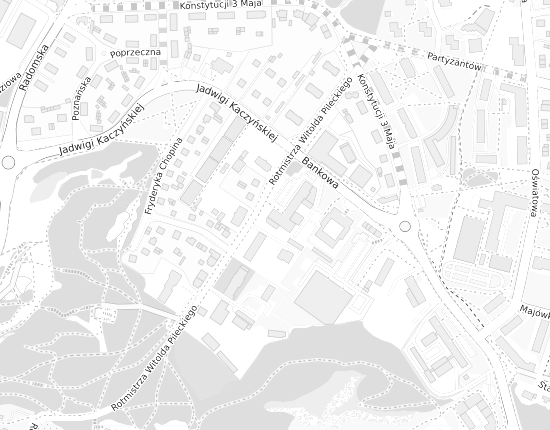 Mapa z adresem organizacji