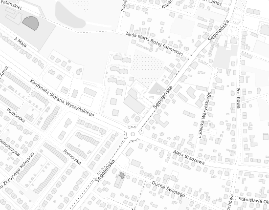 Mapa z adresem organizacji