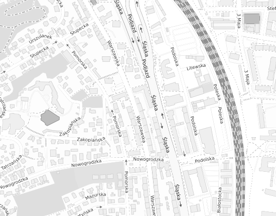 Mapa z adresem organizacji