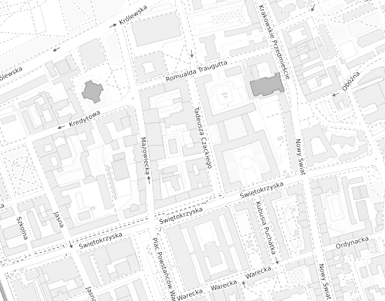Mapa z adresem organizacji