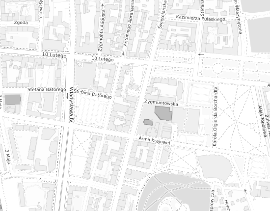 Mapa z adresem organizacji
