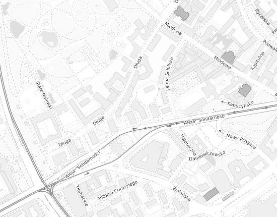 Mapa z adresem organizacji