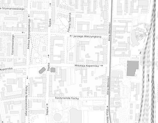 Mapa z adresem organizacji