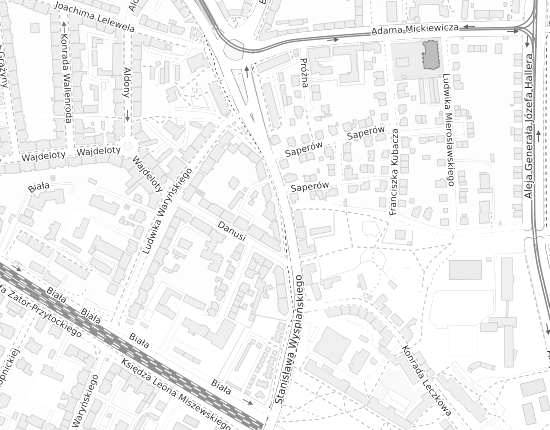 Mapa z adresem organizacji