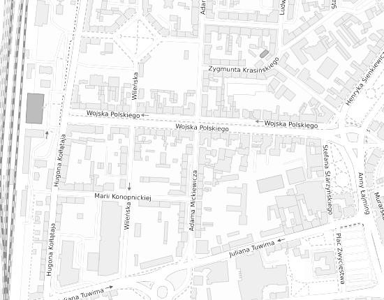 Mapa z adresem organizacji