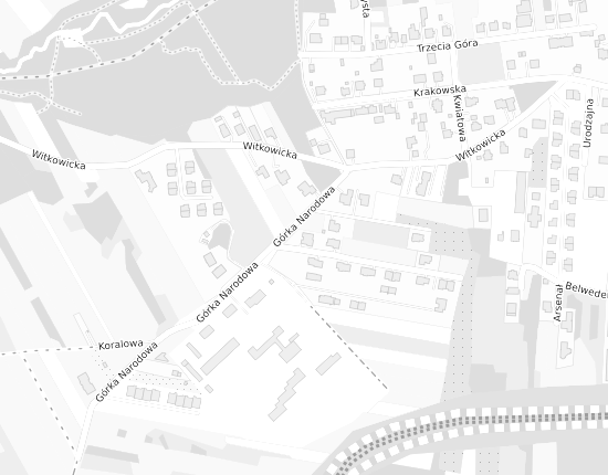 Mapa z adresem organizacji
