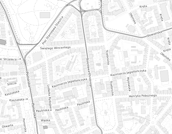 Mapa z adresem organizacji