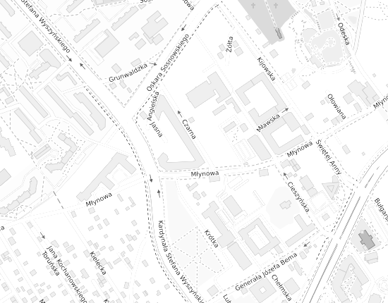 Mapa z adresem organizacji