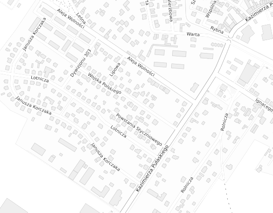 Mapa z adresem organizacji