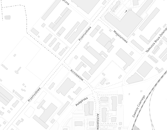 Mapa z adresem organizacji