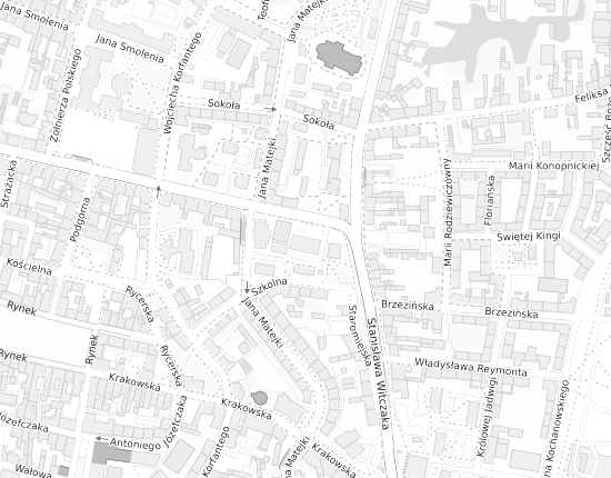 Mapa z adresem organizacji