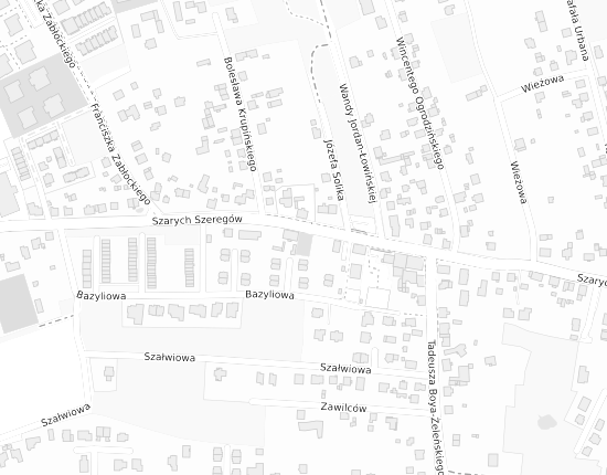 Mapa z adresem organizacji