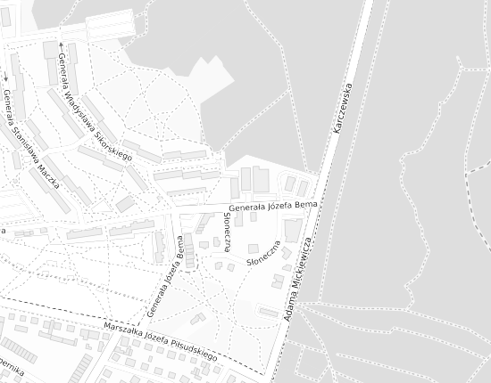 Mapa z adresem organizacji