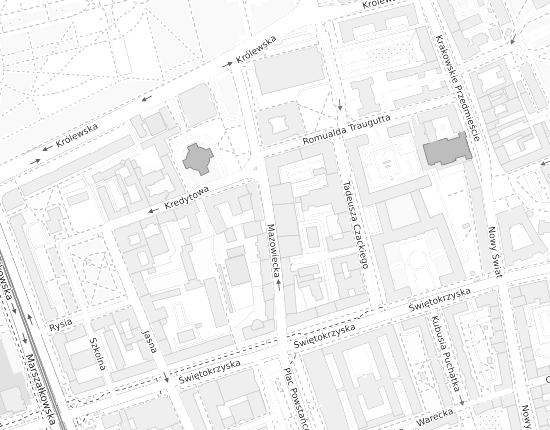 Mapa z adresem organizacji