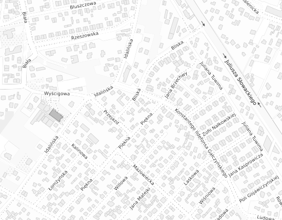 Mapa z adresem organizacji