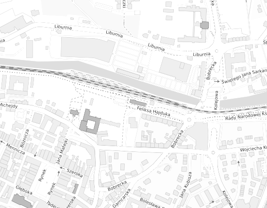 Mapa z adresem organizacji