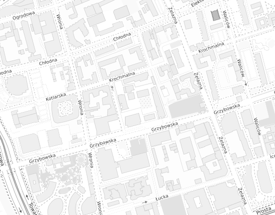 Mapa z adresem organizacji