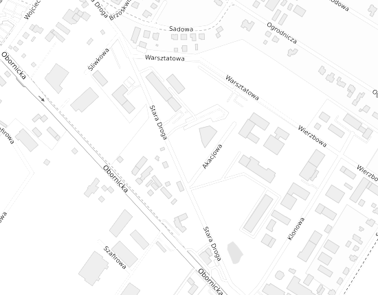 Mapa z adresem organizacji